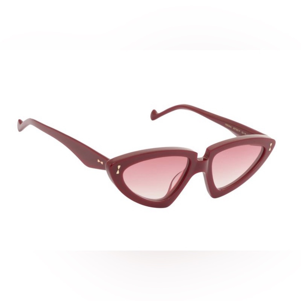 Zimmermann Burgundy Red Cat-Eye Sunglasses